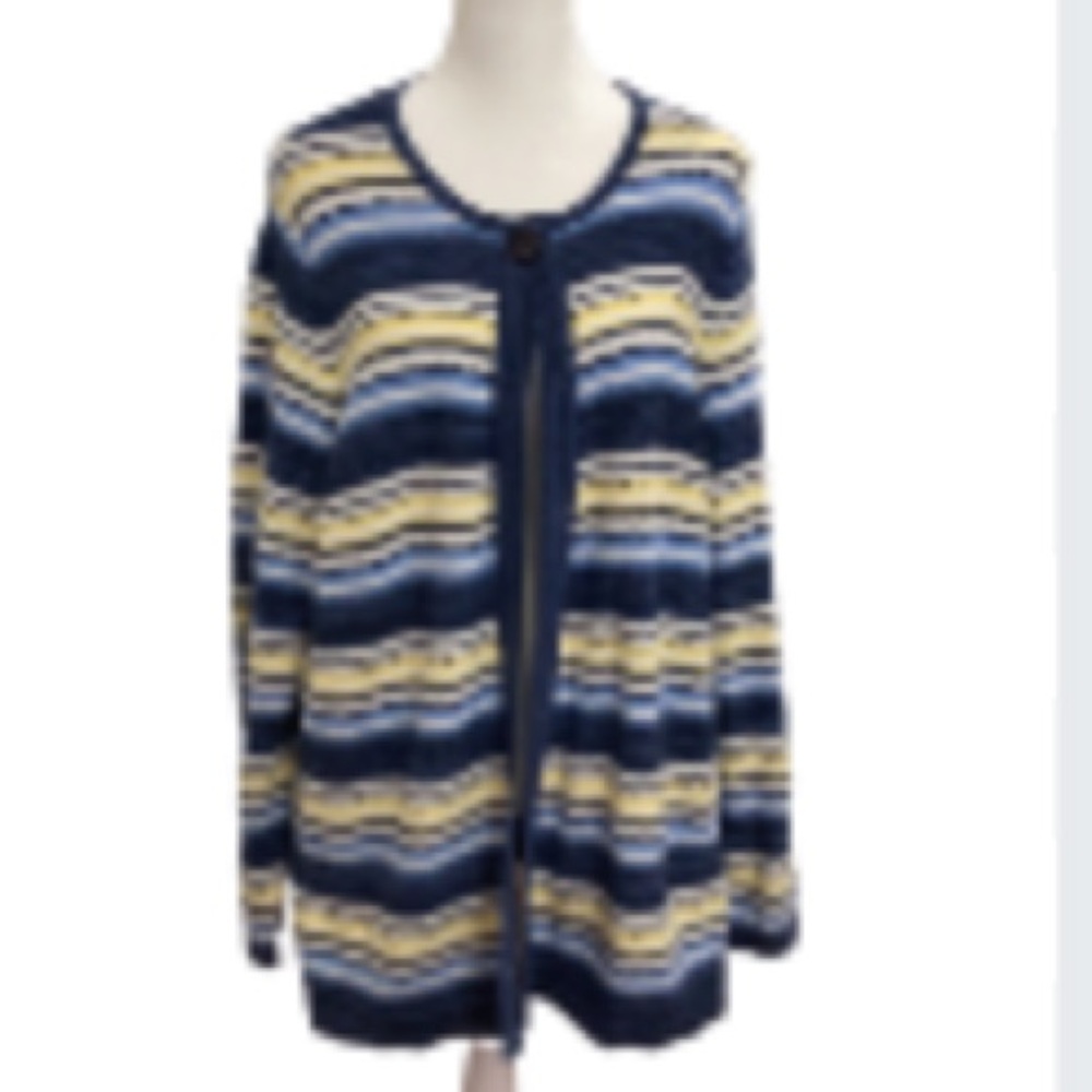 EUC Allison Daley Women Open Sweater Cardigan Plus Size 2X